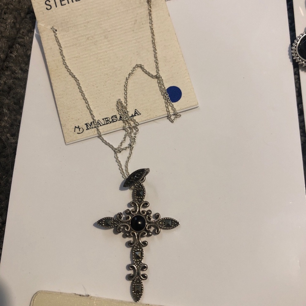 Silver Cross Necklace